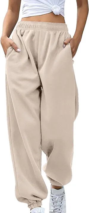 Women's Fleece Lined Pants Casual Linen Elastic Women Leg Solid Cotton Pants Fleece Pants Women Womens Warm Leggings