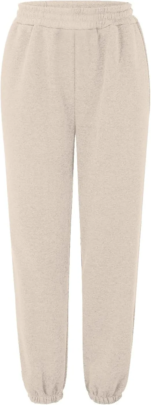 Women's Fleece Lined Pants Casual Linen Elastic Women Leg Solid Cotton Pants Fleece Pants Women Womens Warm Leggings