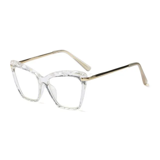 Women's Full Rim Cat Eye Acetate Frame Eyeglasses 97533