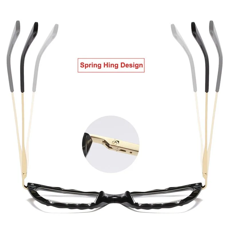 Women's Full Rim Cat Eye Acetate Frame Eyeglasses 97533