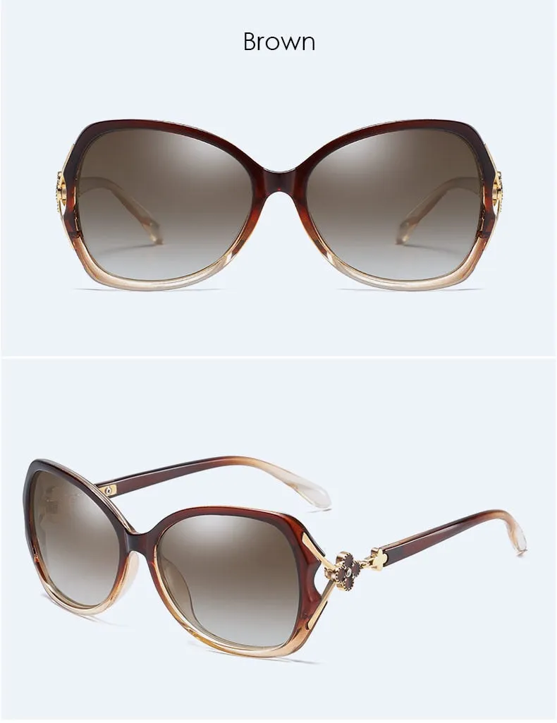Women's Luxury Butterfly Fashion Polarized UV400 Anti-Glare Sunglasses