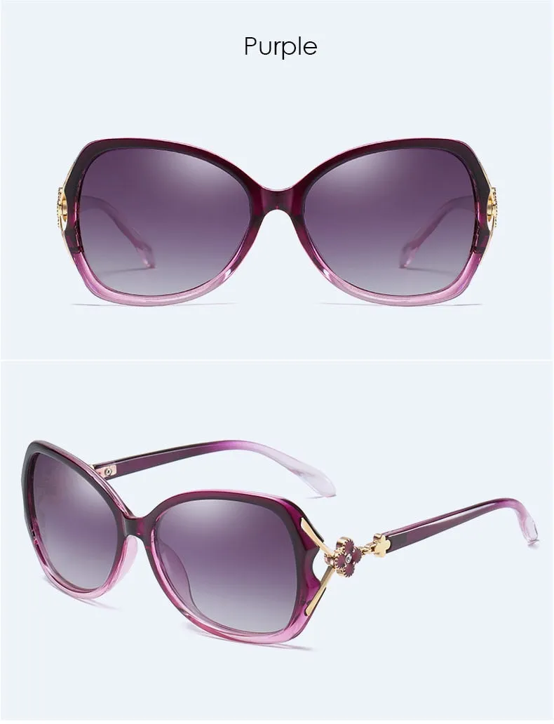 Women's Luxury Butterfly Fashion Polarized UV400 Anti-Glare Sunglasses
