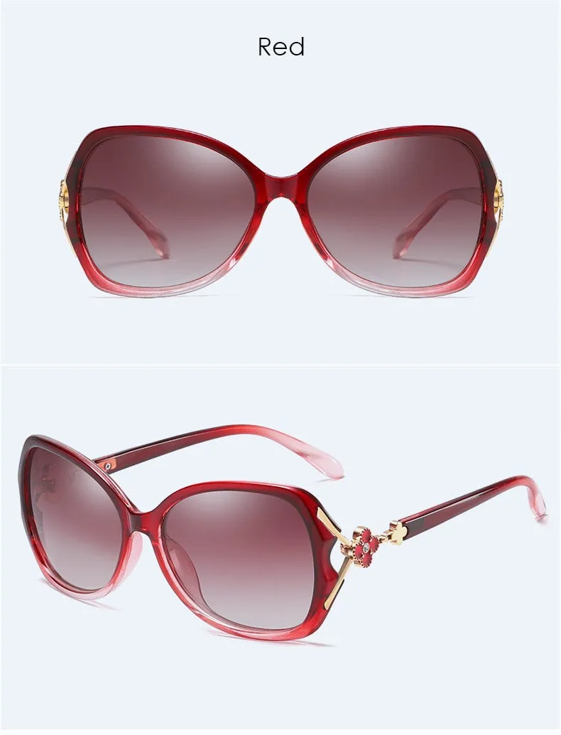 Women's Luxury Butterfly Fashion Polarized UV400 Anti-Glare Sunglasses