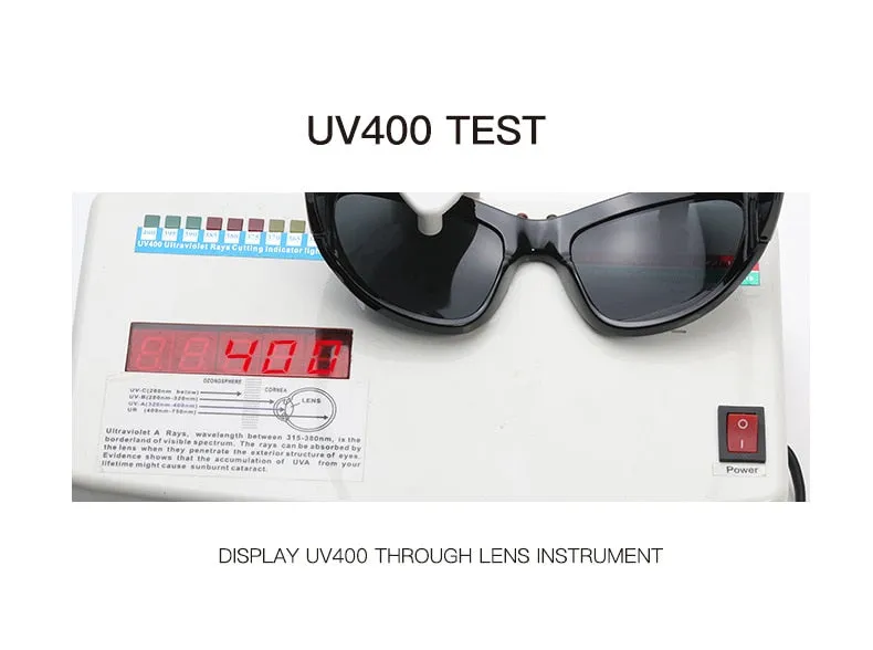 Women's Luxury Sport Punk Style Wrap-Around UV400 Eyewear Sunglasses