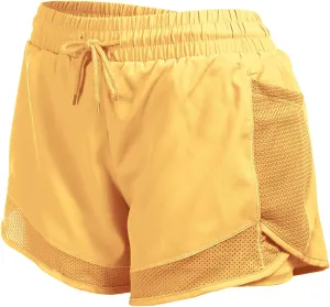 Women's Mesh Run 2-in-1 Shorts Quick-Dry Athletic Workout Gym Yoga Shorts with Liner and Side Pockets