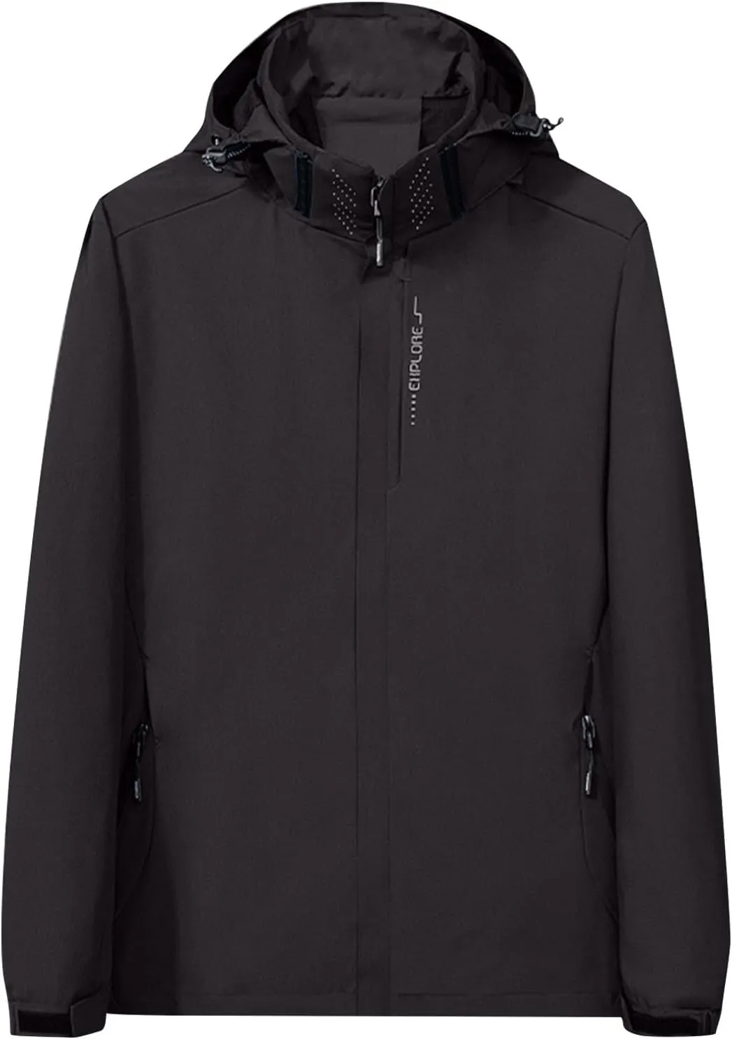 Women's Softshell Jacket with Hood Mesh Lined Lightweight Breathable Waterproof Windbreaker Hiking Outdoor Jackets