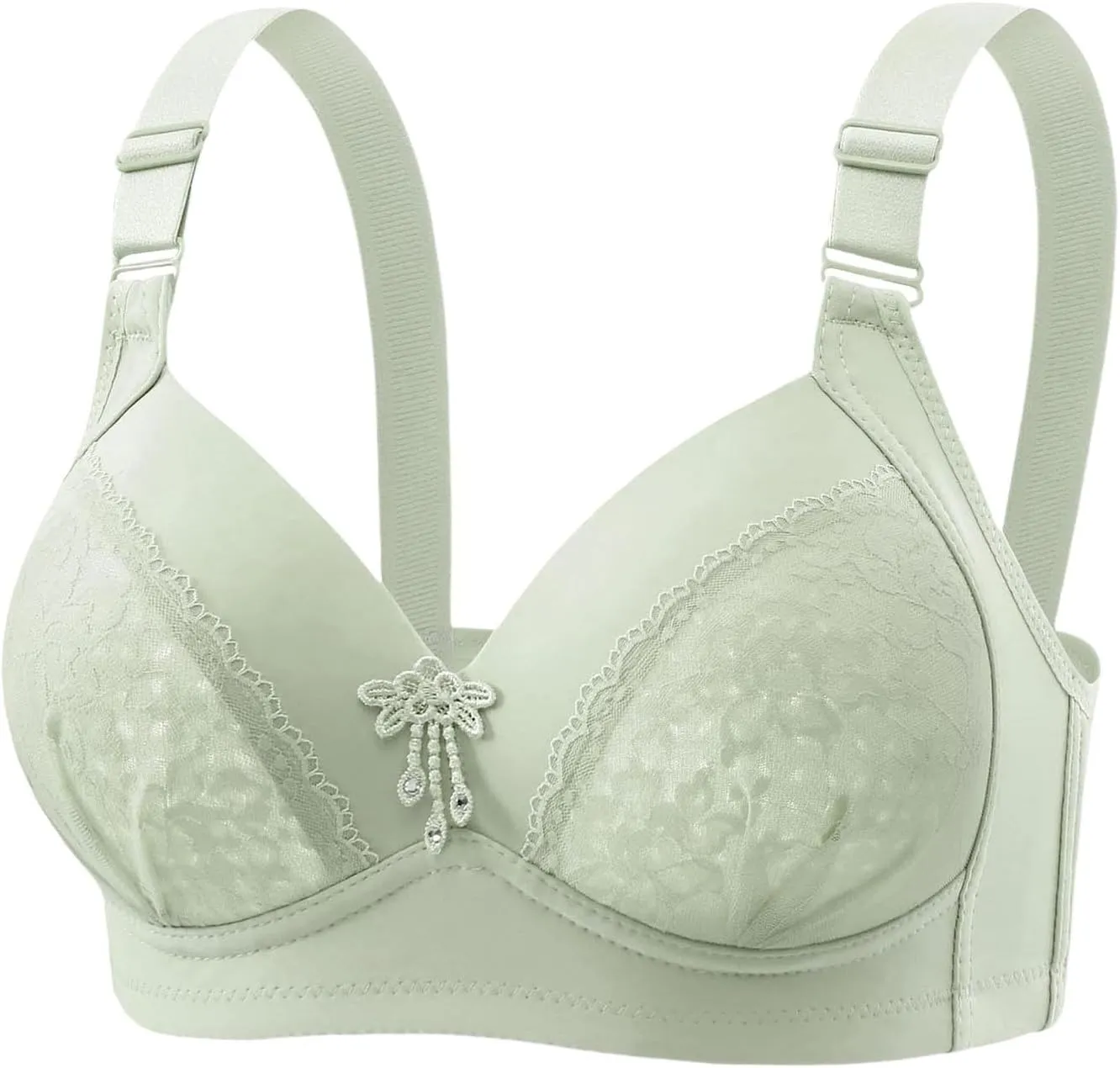 Womens Underwear and Bras No Underwire Tank Top Bras Lace Smoothing Soft Lined Minimizer Soft Sports for Women Workout