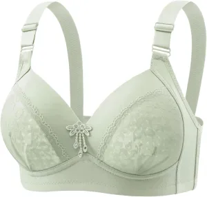 Womens Underwear and Bras No Underwire Tank Top Bras Lace Smoothing Soft Lined Minimizer Soft Sports for Women Workout