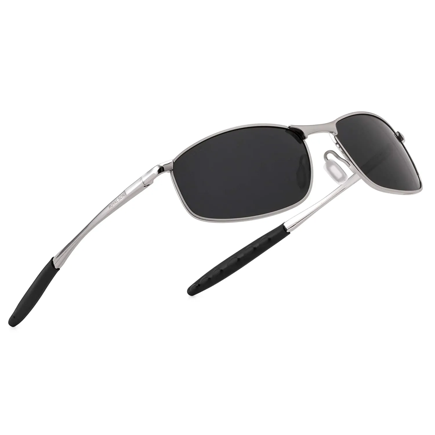 Wrap Around HD Polarised Aviator Unbreakable Metal Frame Sunglasses