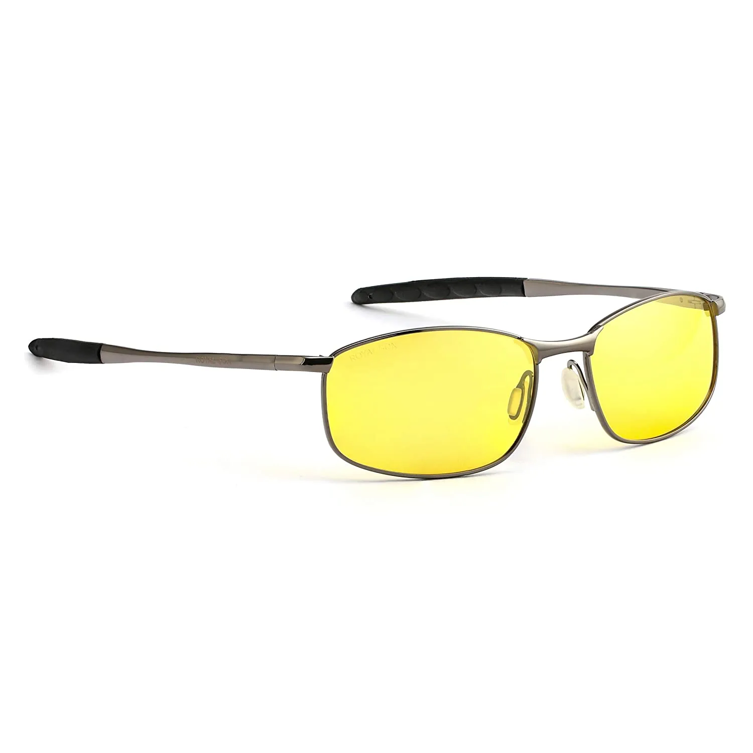 Wrap Around HD Polarised Aviator Unbreakable Metal Frame Sunglasses