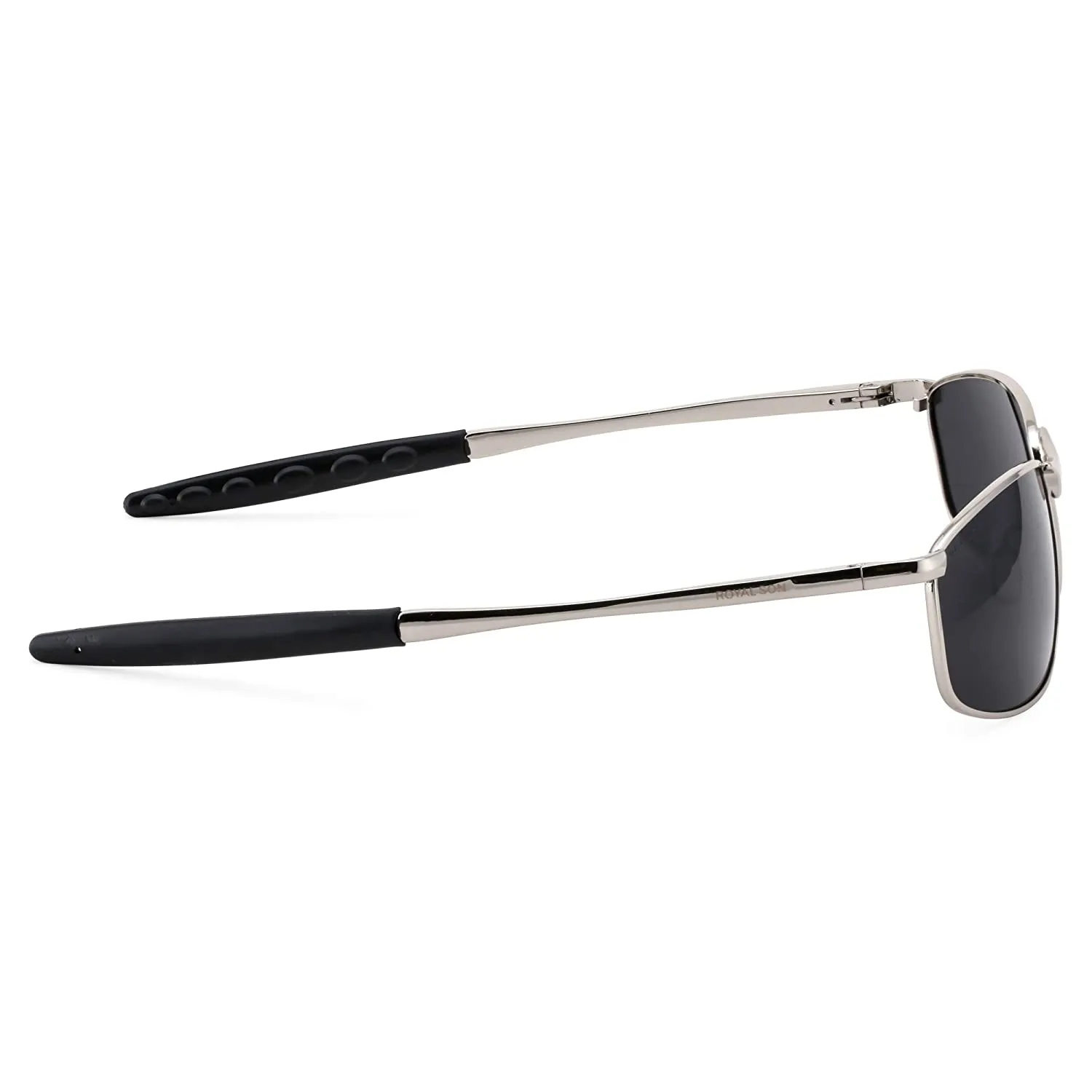 Wrap Around HD Polarised Aviator Unbreakable Metal Frame Sunglasses