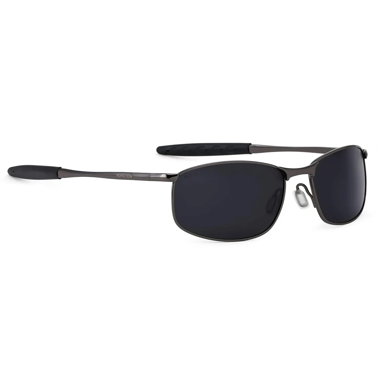 Wrap Around HD Polarised Aviator Unbreakable Metal Frame Sunglasses