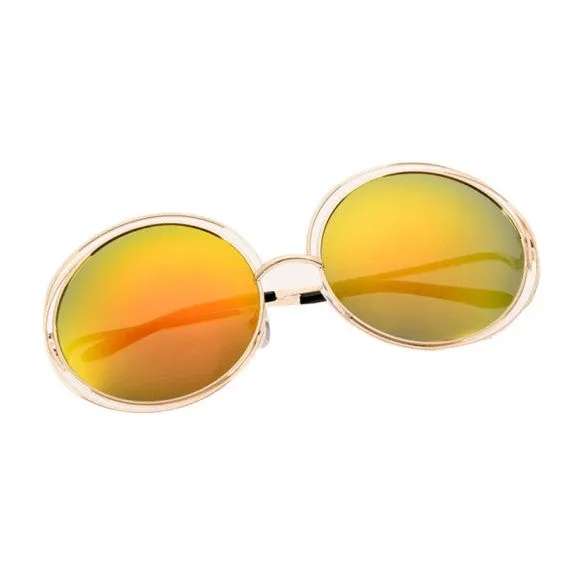 xakxx Fashion Women 7 Colors Retro Casual Round Sunglasses