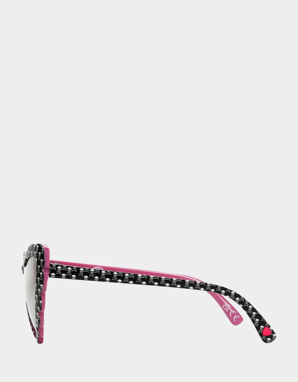 XOXO SKULL HEART SUNNIES BLACK