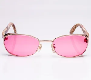 YesJulz For Vintage Frames Company SnakeSkin Sunglasses