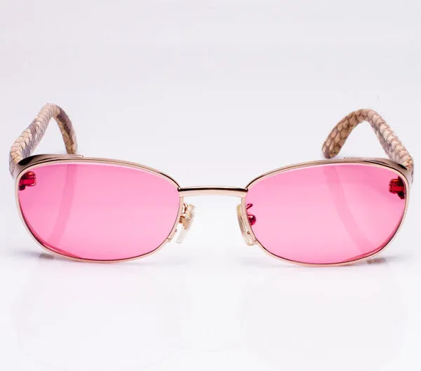 YesJulz For Vintage Frames Company SnakeSkin Sunglasses