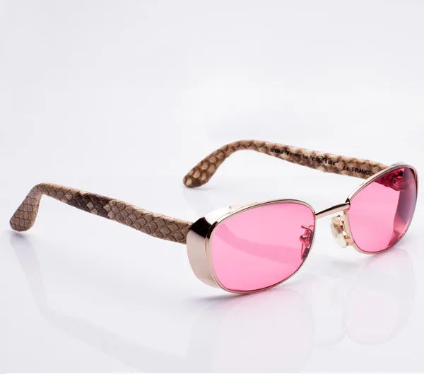 YesJulz For Vintage Frames Company SnakeSkin Sunglasses