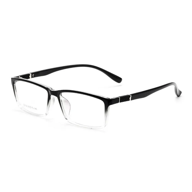 Yimaruili Men's Full Rim Square Frame Resin Eyeglasses D114