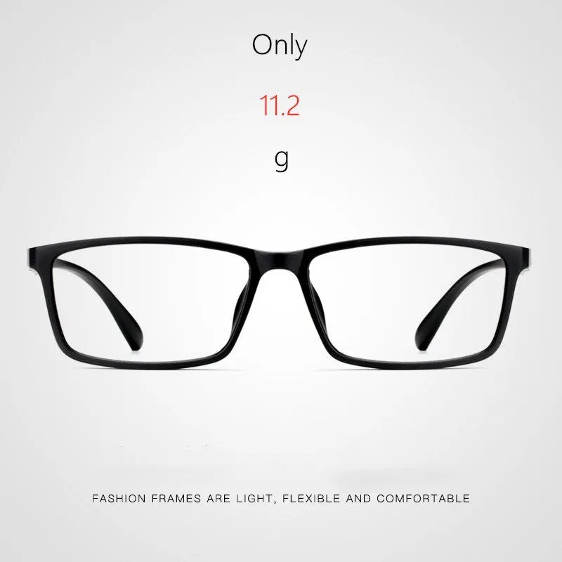 Yimaruili Men's Full Rim Square Frame Resin Eyeglasses D114