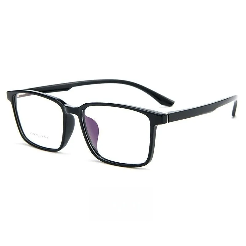 Yimaruili Men's Full Rim Square Tr 90  Ultem Eyeglasses A1006
