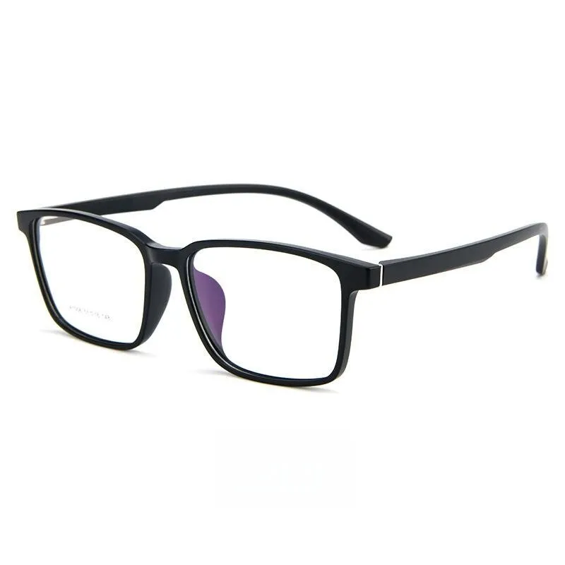 Yimaruili Men's Full Rim Square Tr 90  Ultem Eyeglasses A1006