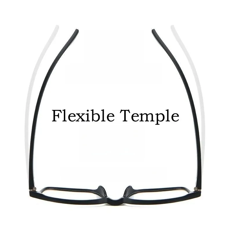 Yimaruili Men's Full Rim Square Tr 90  Ultem Eyeglasses A1006