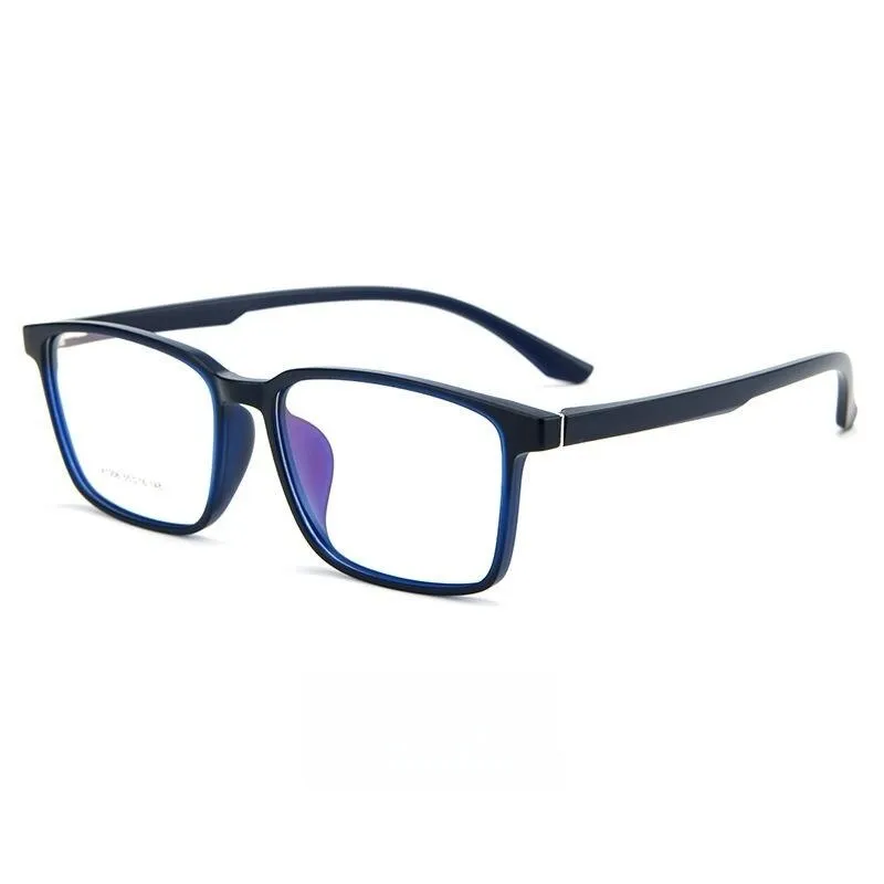 Yimaruili Men's Full Rim Square Tr 90  Ultem Eyeglasses A1006