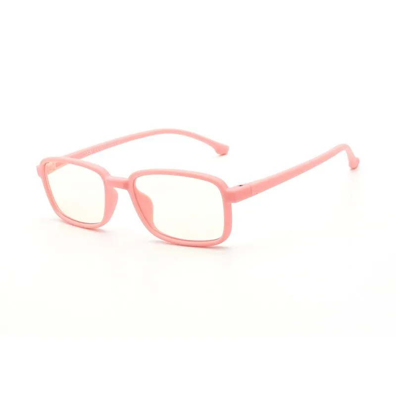 Yimaruili Unisex Children's Full Rim Silicone Frame Eyeglasses F8244