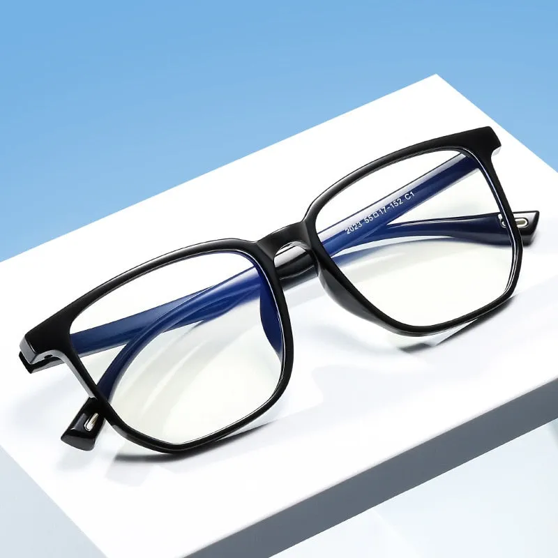 Yimaruili Unisex Full Rim Acetate Frame Eyeglasses 2023