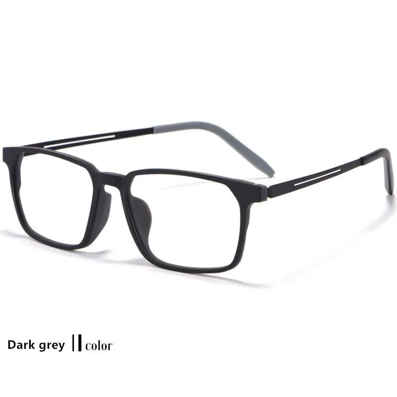 Yimaruili Unisex Full Rim Square Titanium Eyeglasses 8878