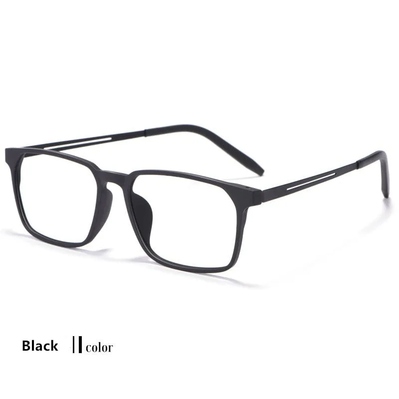 Yimaruili Unisex Full Rim Square Titanium Eyeglasses 8878