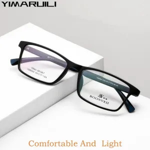 Yimaruili Unisex Full Rim Square Tr 90 Sport Eyeglasses Vb8004