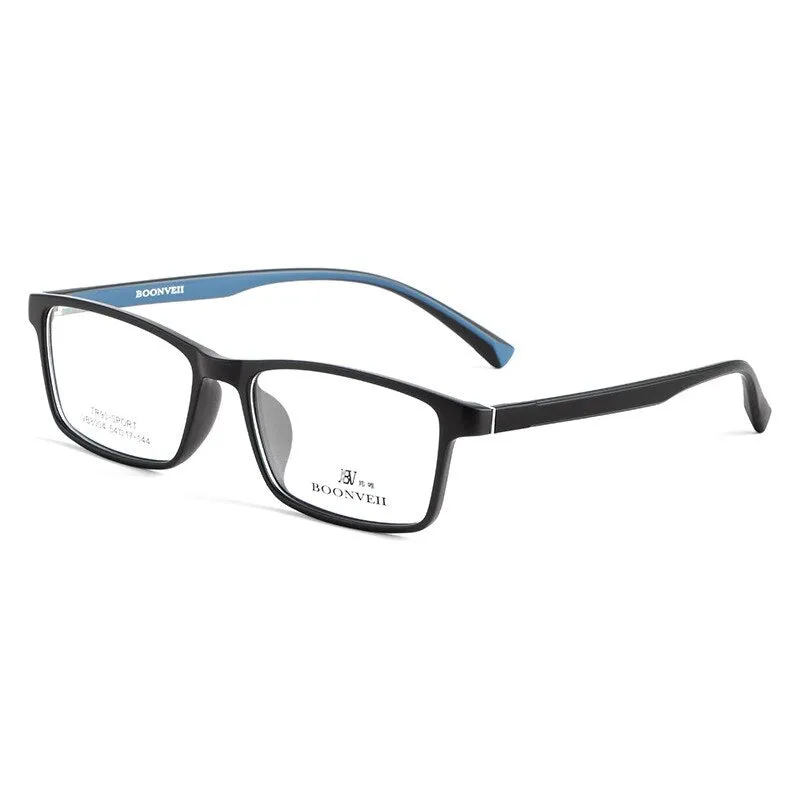Yimaruili Unisex Full Rim Square Tr 90 Sport Eyeglasses Vb8004