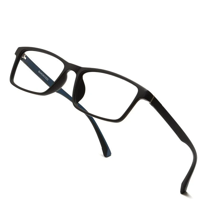 Yimaruili Unisex Full Rim Square Tr 90 Sport Eyeglasses Vb8004
