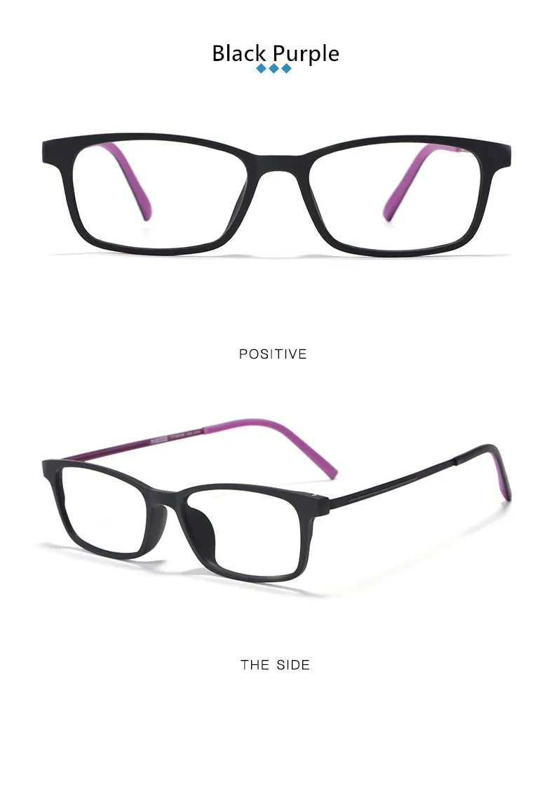 Yimaruili Unisex Full Rim β Titanium Frame Eyeglasses 8802