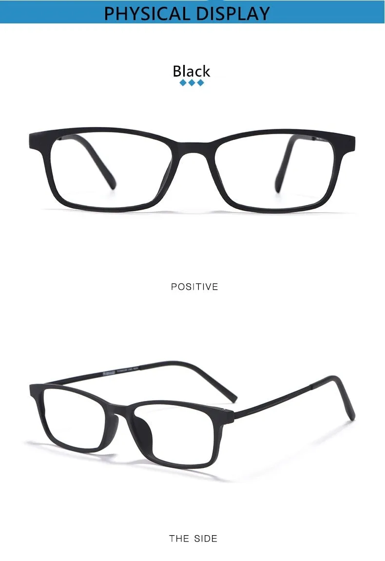 Yimaruili Unisex Full Rim β Titanium Frame Eyeglasses 8802