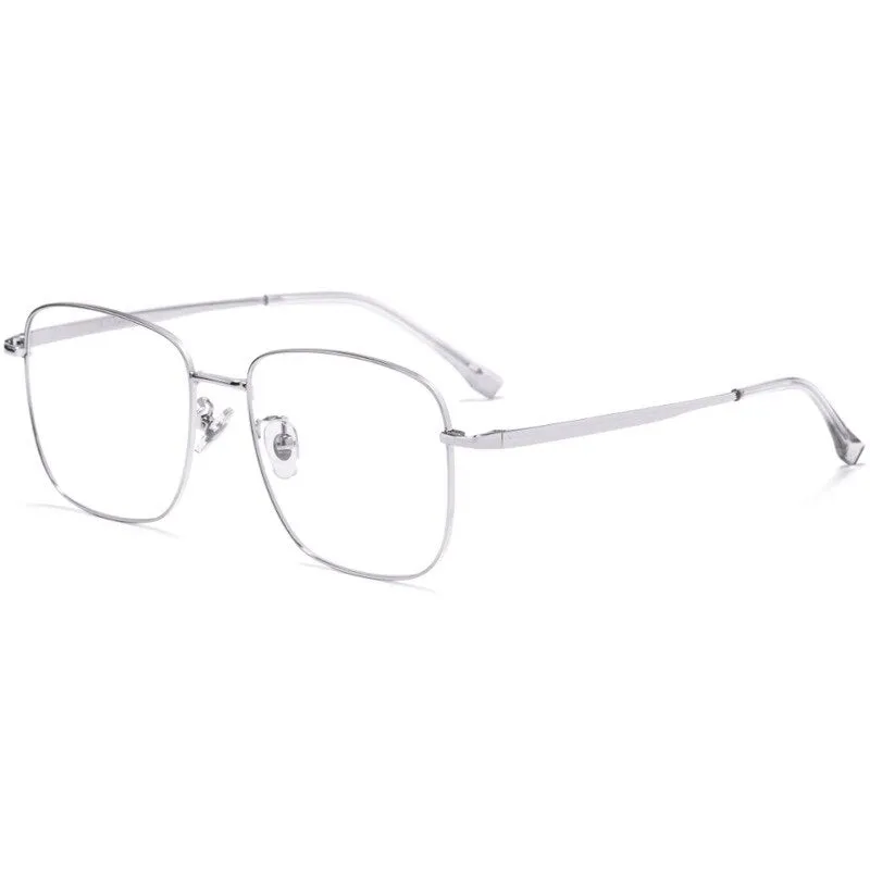 Yimaruili Unisex Full Rim Titanium Round Frame Eyeglasses T3501