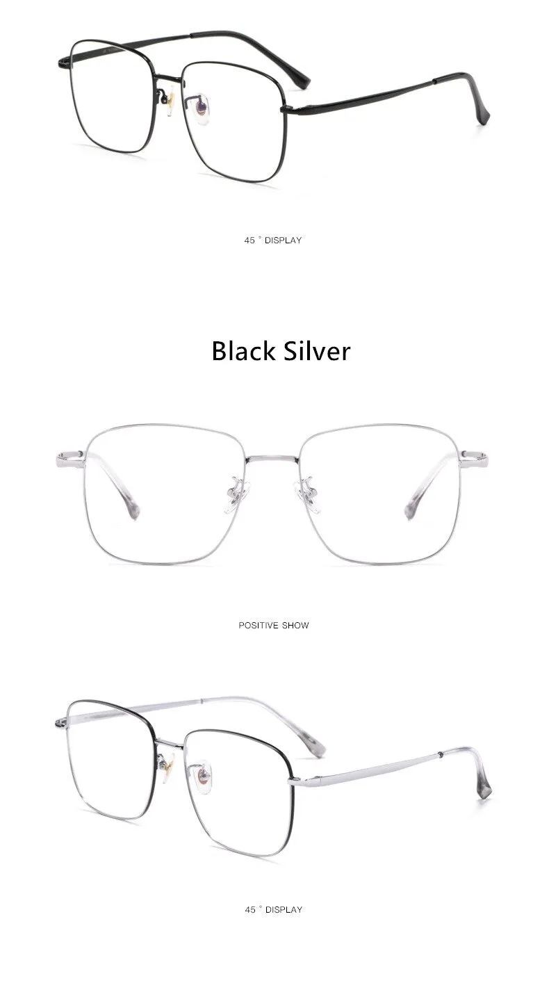 Yimaruili Unisex Full Rim Titanium Round Frame Eyeglasses T3501