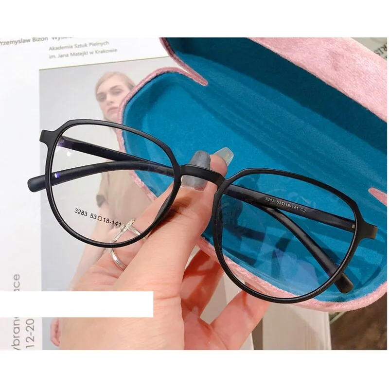 Yimaruili Women's Full Rim Resin Round Frame Eyeglasses 3283