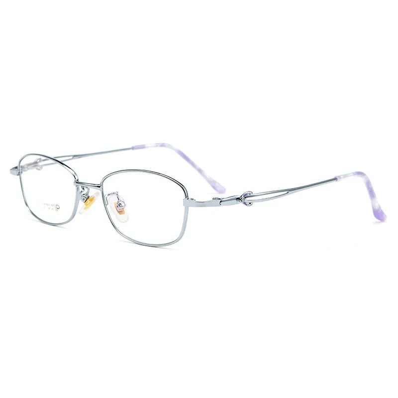 Yimaruili Women's Full Rim Square Titanium Alloy 3531ti