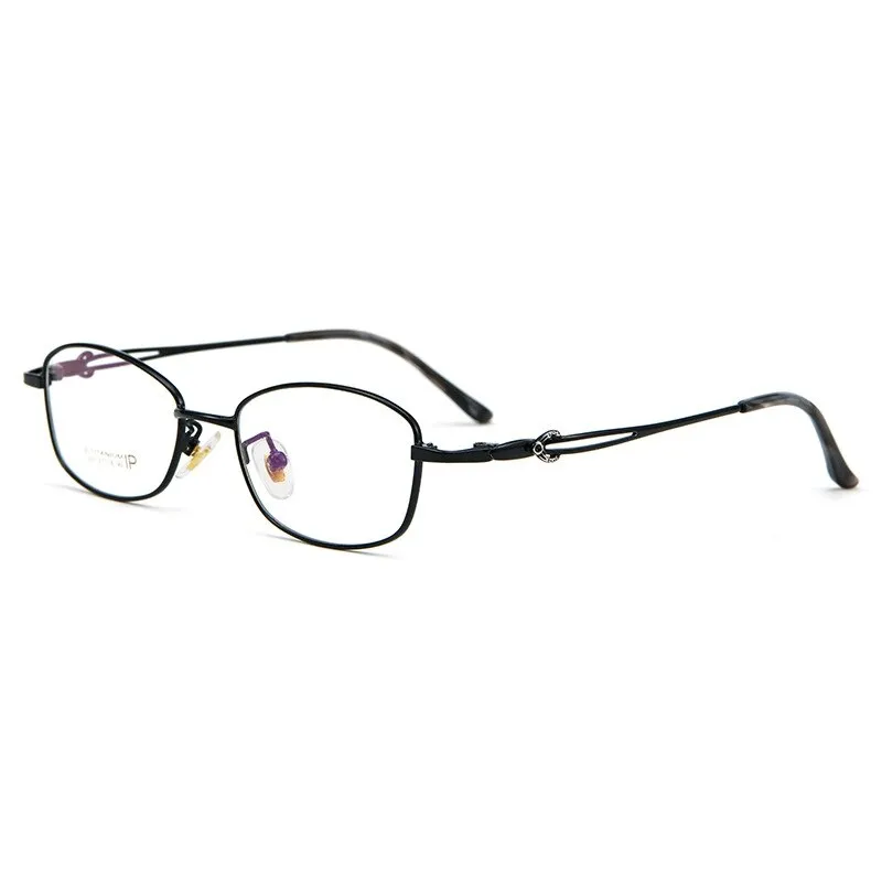 Yimaruili Women's Full Rim Square Titanium Alloy 3531ti