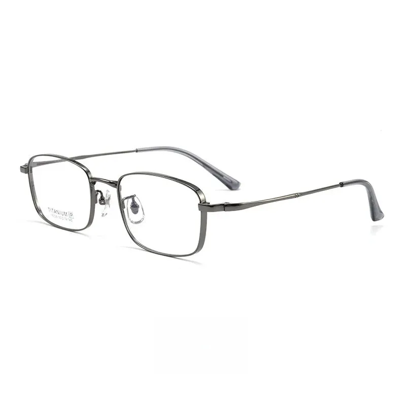 Yimaruli Men's Full Rim Square IP Titanium Eyeglasses  X15339t