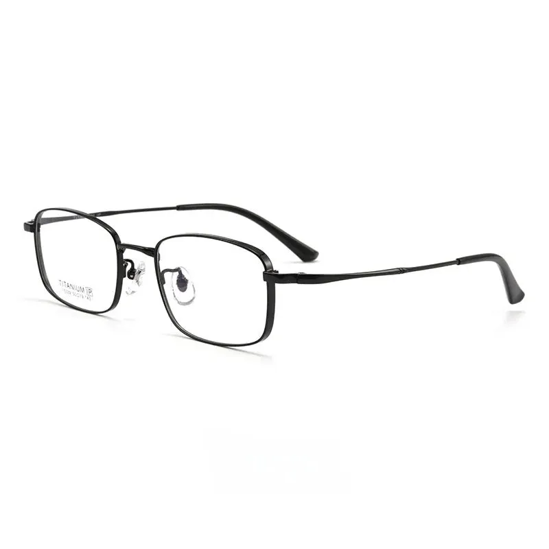 Yimaruli Men's Full Rim Square IP Titanium Eyeglasses  X15339t