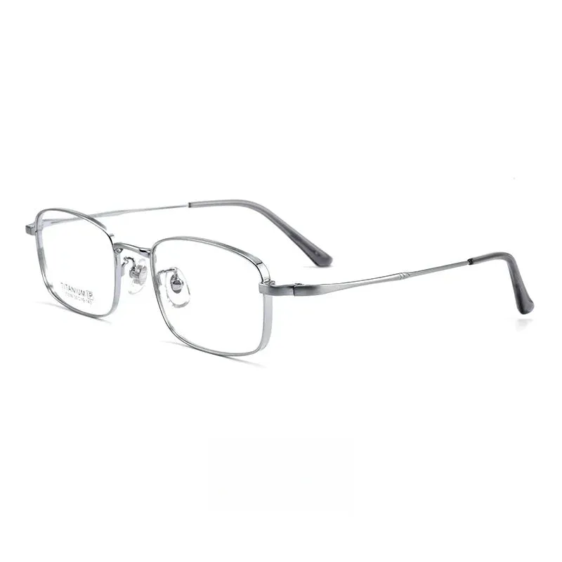 Yimaruli Men's Full Rim Square IP Titanium Eyeglasses  X15339t