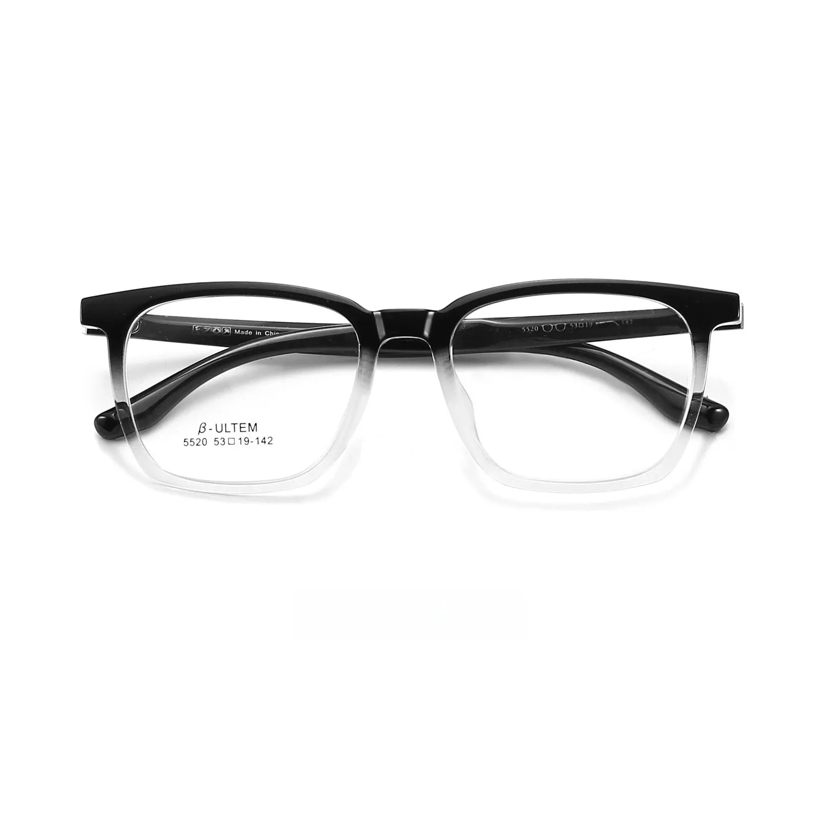 Yimaruli Unisex Full Rim Square Plastic Eyeglasses 5520