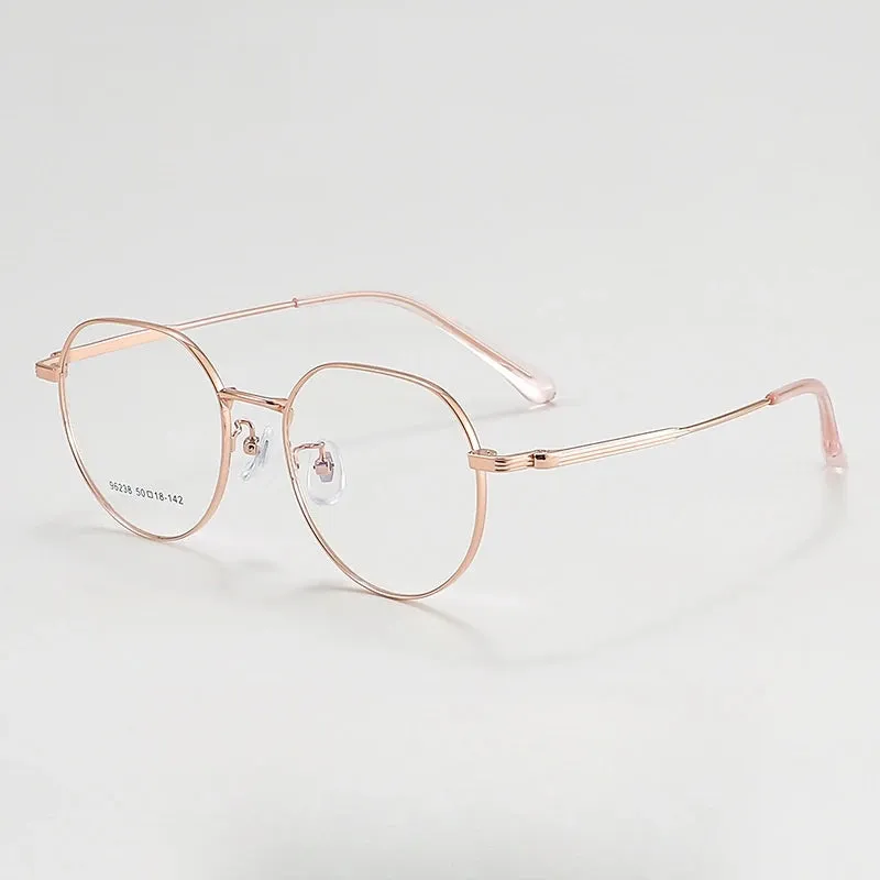 Yimaruli Women's Small Full Rim Round Alloy Eyeglasses 96238