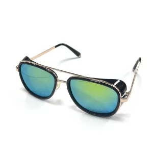 YJ-004 Iron Man 3 actor lead sunglasses double beam sunglasses retro sunglasses