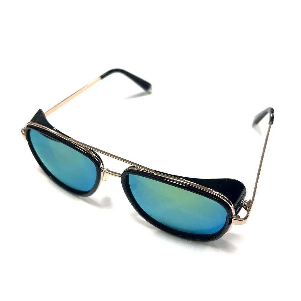 YJ-004 Iron Man 3 actor lead sunglasses double beam sunglasses retro sunglasses