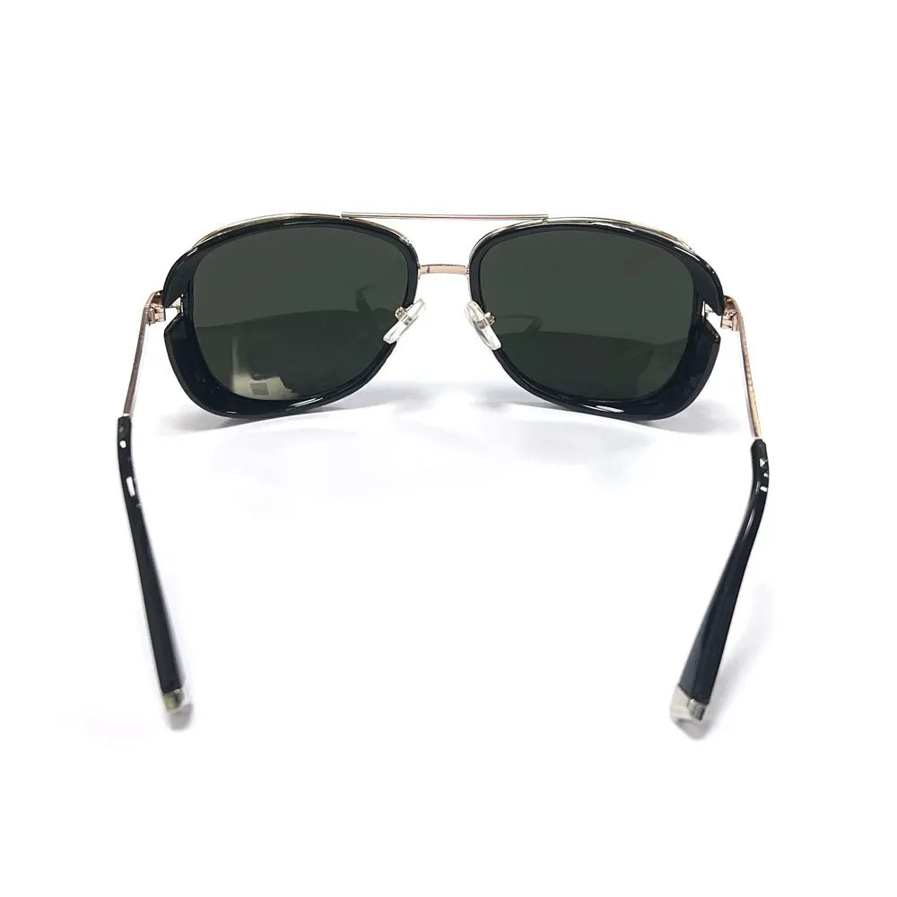 YJ-004 Iron Man 3 actor lead sunglasses double beam sunglasses retro sunglasses
