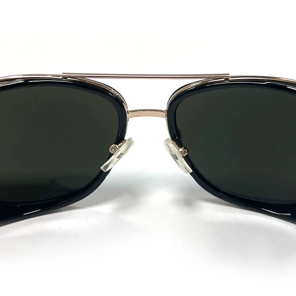 YJ-004 Iron Man 3 actor lead sunglasses double beam sunglasses retro sunglasses